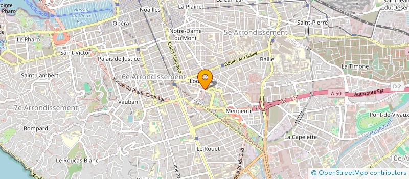 localisation de l'entreprise SARL NEGOCIATION IMMOBILIERE à MARSEILLE