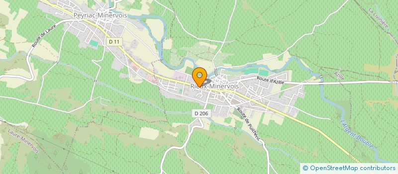 localisation de l'entreprise SARL NEGRE ET ASSOCIES à RIEUX-MINERVOIS