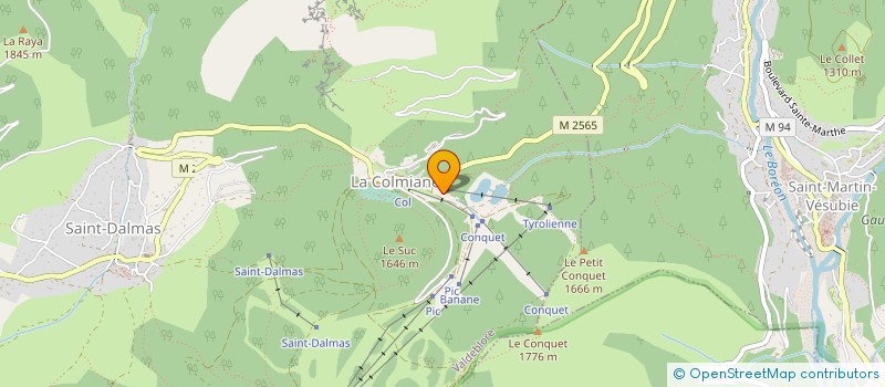 localisation de l'entreprise SARL NEIGE AZUR  ROUBION