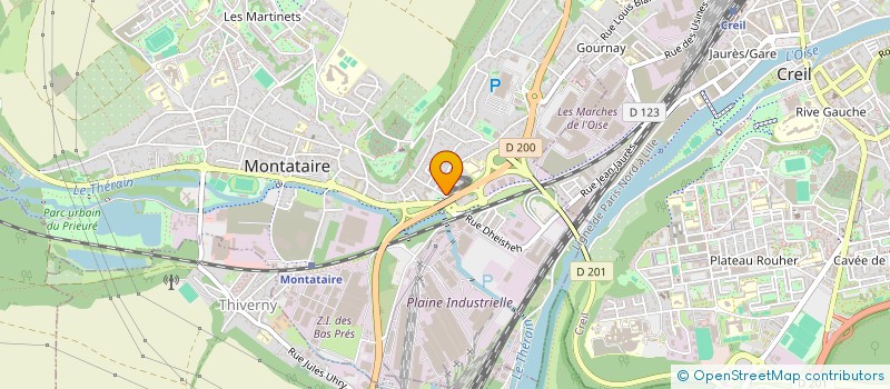 localisation de l'entreprise SARL NEIVLYS  MONTATAIRE