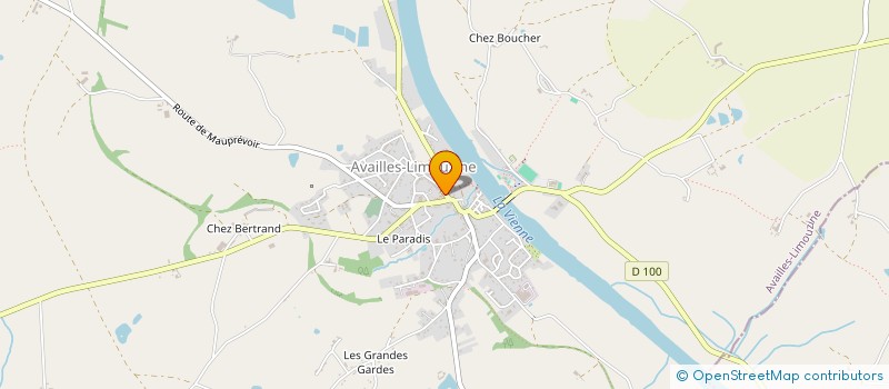 localisation de l'entreprise SARL NEKO  AVAILLES-LIMOUZINE