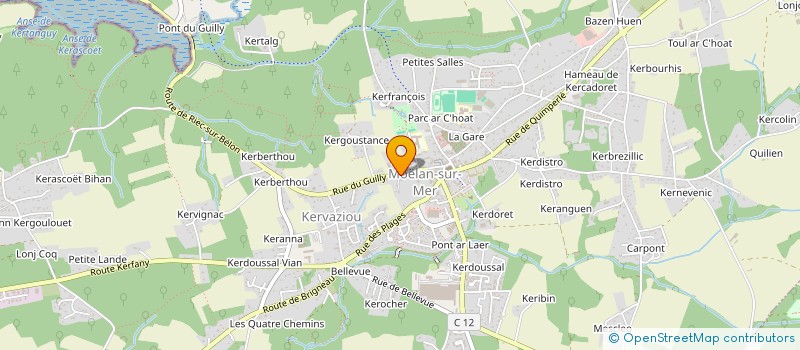 localisation de l'entreprise SARL NELIAZ  MOELAN-SUR-MER