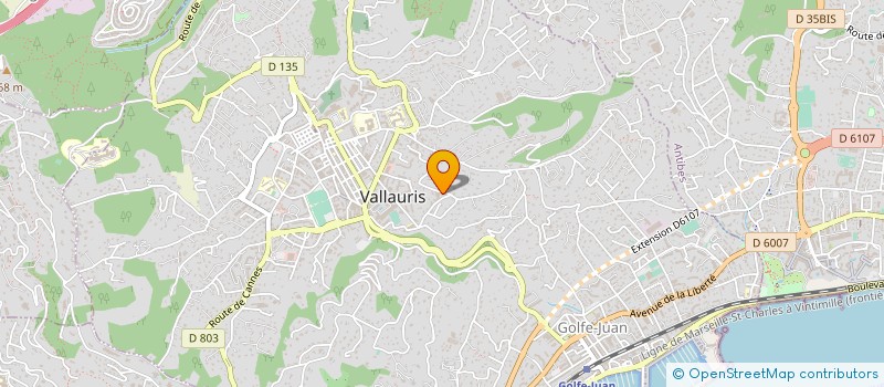 localisation de l'entreprise SARL NEMA HAERING à VALLAURIS