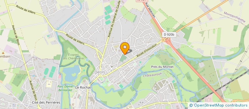 localisation de l'entreprise SARL NERO à DEOLS