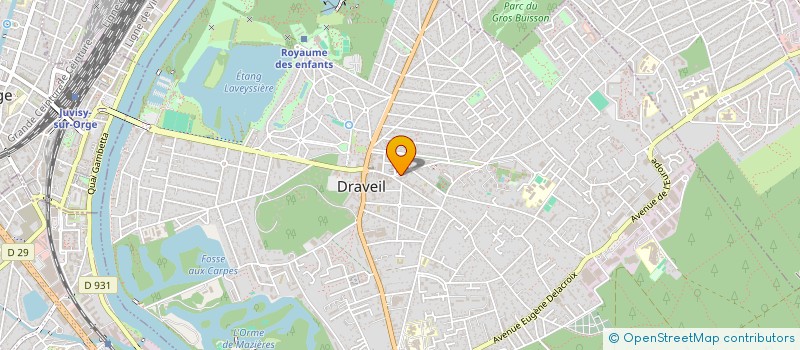 localisation de l'entreprise SARL NES à DRAVEIL