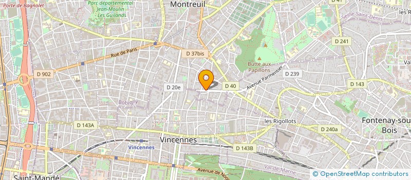 localisation de l'entreprise SARL NESLI à MONTREUIL