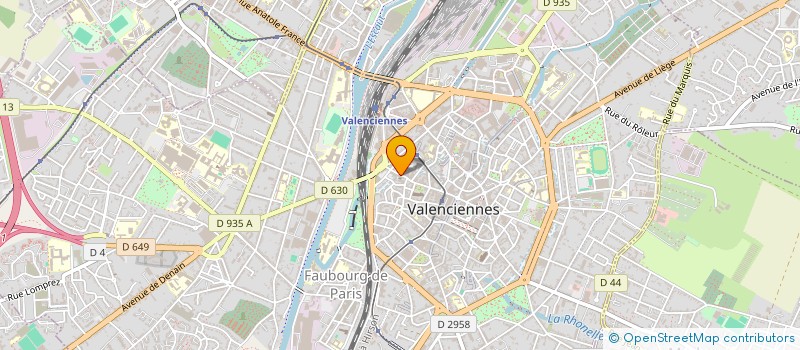 localisation de l'entreprise SARL NET ARENA à VALENCIENNES
