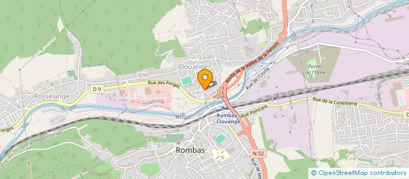 localisation de l'entreprise SARL NET ECLAIR PRESSING à CLOUANGE
