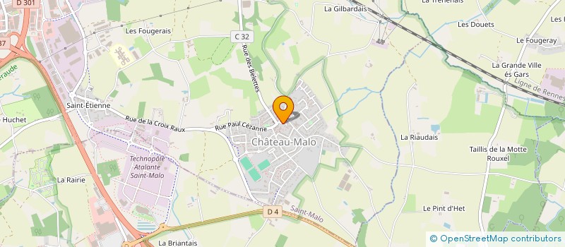 localisation de l'entreprise SARL NET EMERAUDE à SAINT-MALO