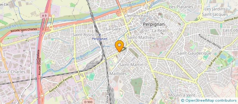 localisation de l'entreprise SARL NET QUEST 81  PERPIGNAN