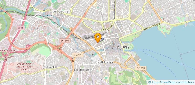 localisation de l'entreprise SARL NET RIDER à ANNECY