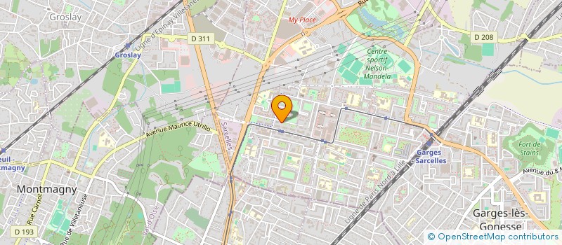 localisation de l'entreprise SARL NETELEC  SARCELLES