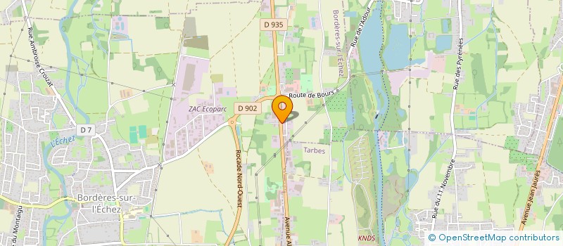 localisation de l'entreprise SARL NETLOC à BORDERES-SUR-L'ECHEZ