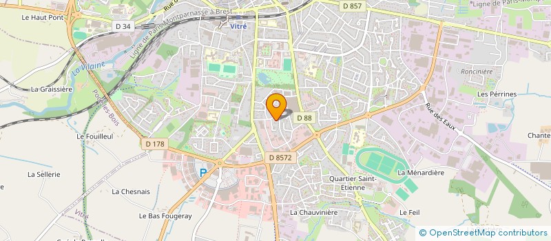 localisation de l'entreprise SARL NETTEX à VITRE
