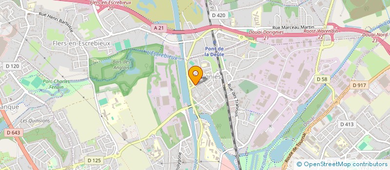 localisation de l'entreprise SARL NETTOYAGE SERVICE ET ENTRETIEN à DOUAI