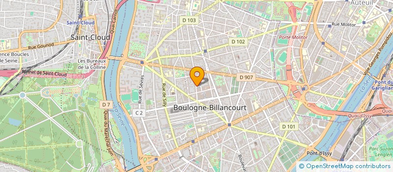 localisation de l'entreprise SARL NETYSOFT à BOULOGNE-BILLANCOURT