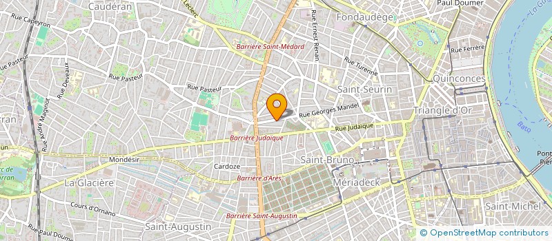 localisation de l'entreprise SARL NEVERS  BORDEAUX