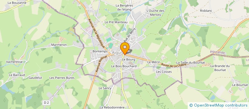 localisation de l'entreprise SARL NEVERS à AIGURANDE