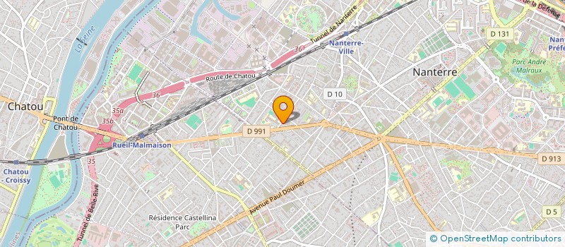 localisation de l'entreprise SARL NEVEU  NANTERRE