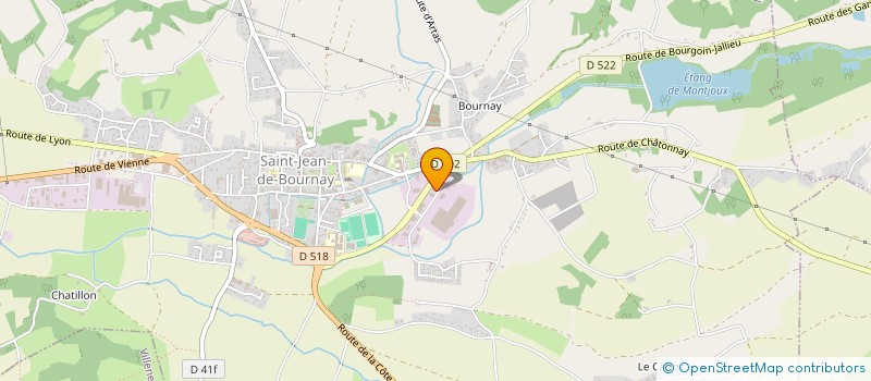 localisation de l'entreprise SARL NEVEU JARDIN LOISIRS à SAINT-JEAN-DE-BOURNAY