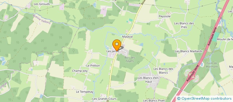 localisation de l'entreprise SARL NEVORET REGIS  MARBOZ