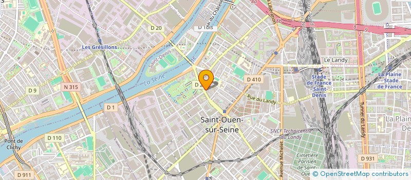 localisation de l'entreprise SARL NEW ASPECT INC à SAINT-OUEN-SUR-SEINE