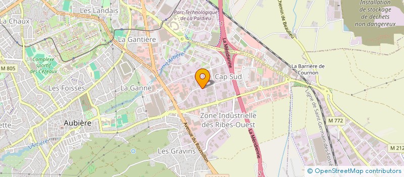 localisation de l'entreprise SARL NEW AUTO  AUBIERE