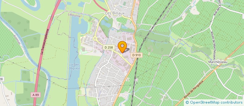 localisation de l'entreprise SARL NEW CALL CENTER à LIBOURNE