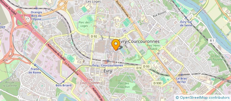 localisation de l'entreprise SARL NEW IMAGE à EVRY-COURCOURONNES