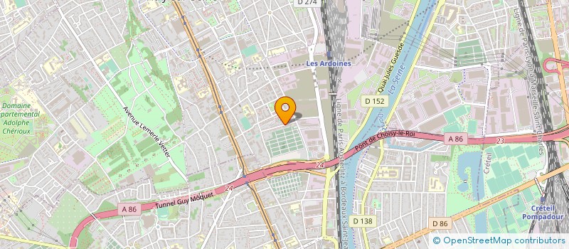 localisation de l'entreprise SARL NEW LOOK'S à VITRY-SUR-SEINE