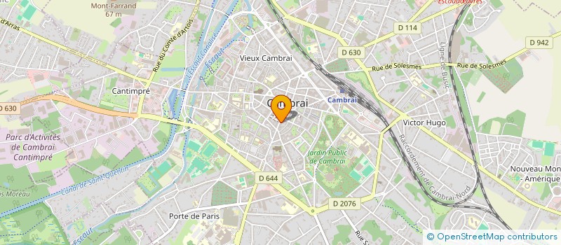 localisation de l'entreprise SARL NEW PRESSING à CAMBRAI