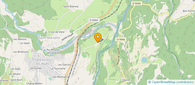 localisation de l'entreprise SARL NEW RABIOUX à CHATEAUROUX-LES-ALPES