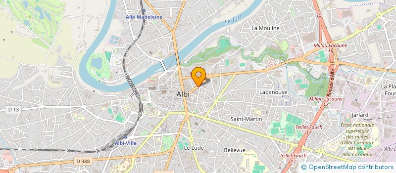 localisation de l'entreprise SARL NEW'S K GAMES II à ALBI