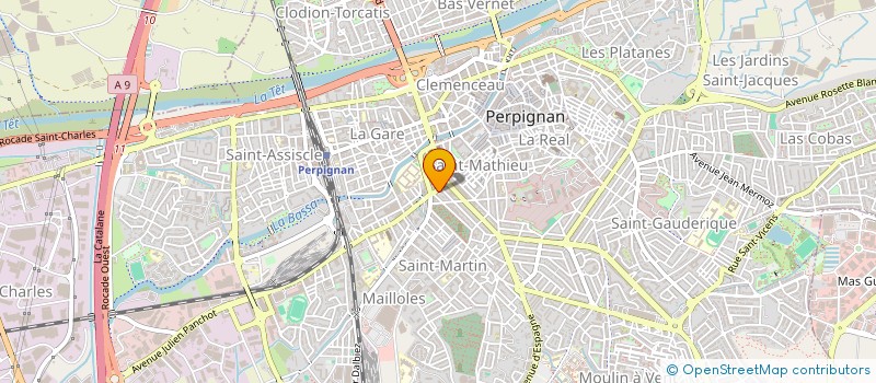 localisation de l'entreprise SARL NEW SAIGON  PERPIGNAN