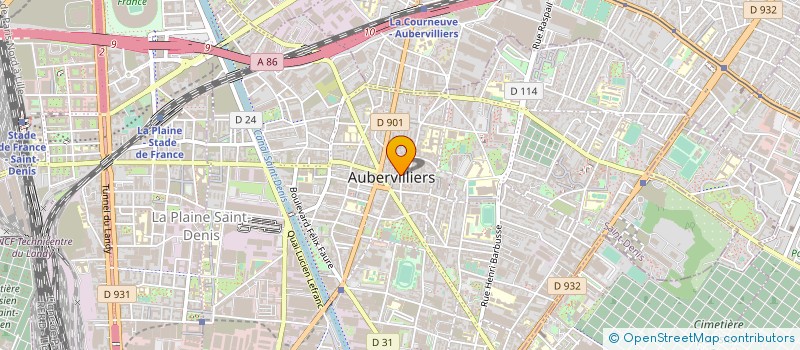 localisation de l'entreprise SARL NEW SECURITY  AUBERVILLIERS