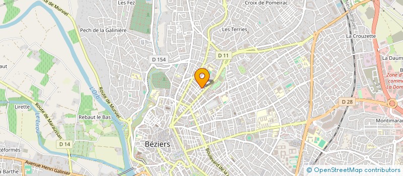 localisation de l'entreprise SARL NEW SOUND à BEZIERS