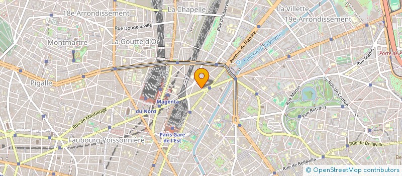 localisation de l'entreprise SARL NEW TAXI PIZZA  PARIS