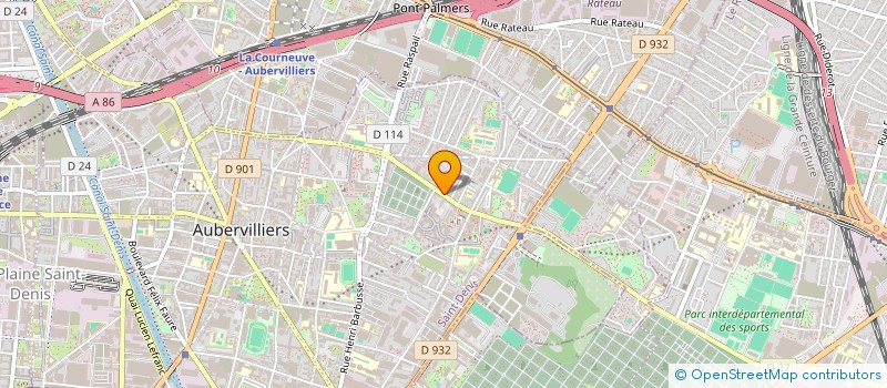 localisation de l'entreprise SARL NEW TIMES  AUBERVILLIERS