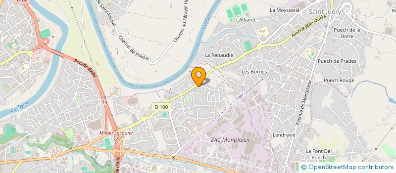 localisation de l'entreprise SARL NEW VOGUE à ALBI