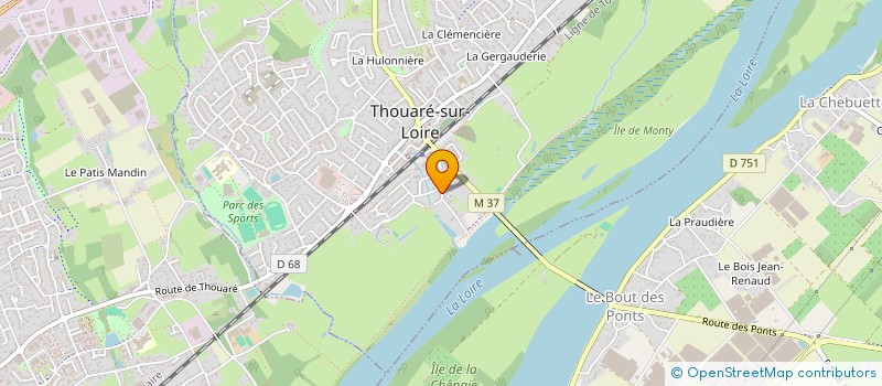 localisation de l'entreprise SARL NEWLAND  THOUARE-SUR-LOIRE