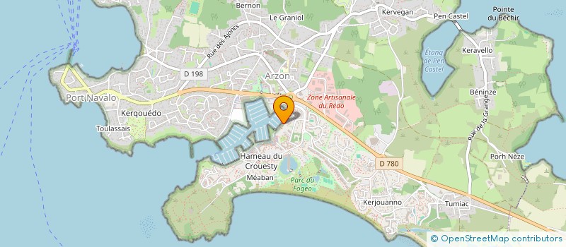 localisation de l'entreprise SARL NEWTON  ARZON