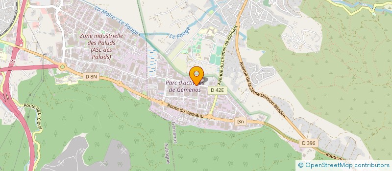 localisation de l'entreprise SARL NEXECOM  GEMENOS