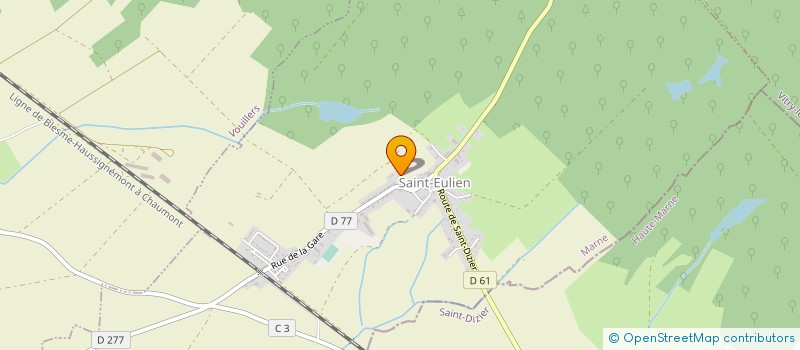 localisation de l'entreprise SARL NEY TRAVAUX FORESTIERS à SAINT-EULIEN