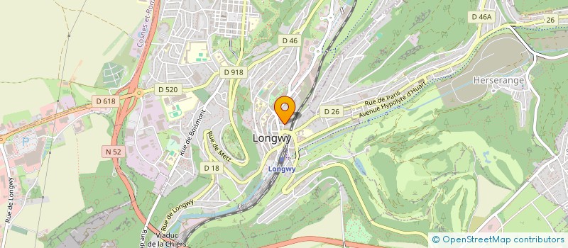 localisation de l'entreprise SARL NF HABITAT à LONGWY
