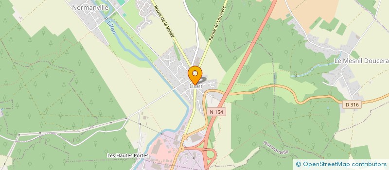 localisation de l'entreprise SARL NG FOOT  NORMANVILLE