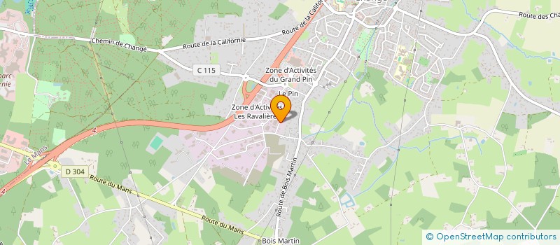 localisation de l'entreprise SARL NG SERVICES  CHANGE