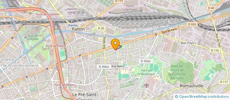 localisation de l'entreprise SARL NGN  PANTIN