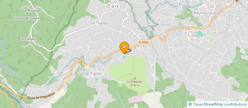 localisation de l'entreprise SARL NGT CONSTRUCTION à LE TIGNET