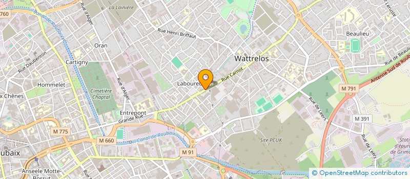 localisation de l'entreprise SARL NH & FILS à LILLE