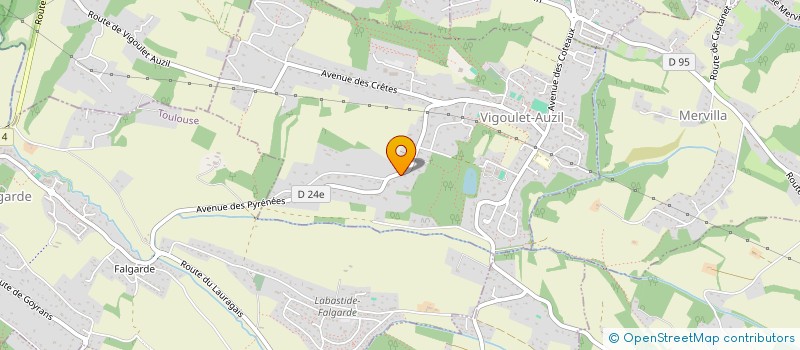 localisation de l'entreprise SARL NIBAUDE  VIGOULET-AUZIL